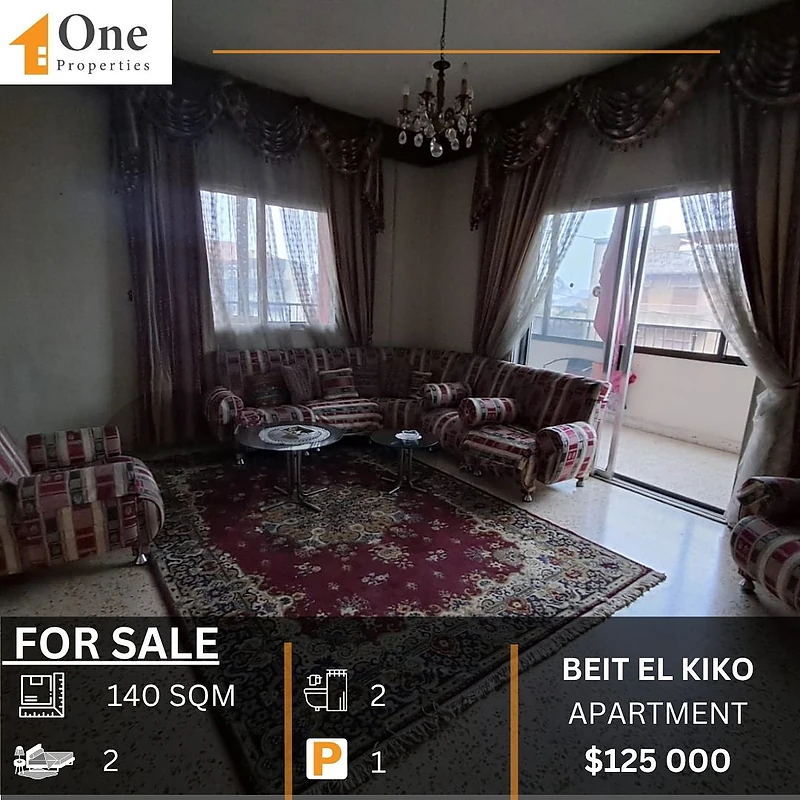 APARTMENT FOR SALE IN BEIT EL KIKO