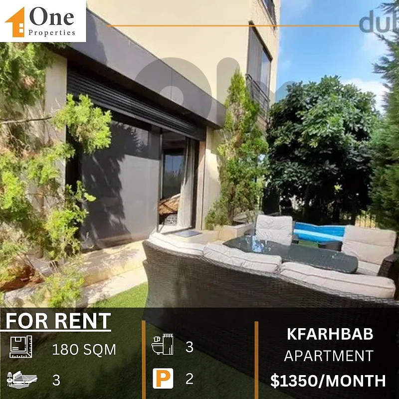 APARTMENT FOR RENT IN KFARHBAB