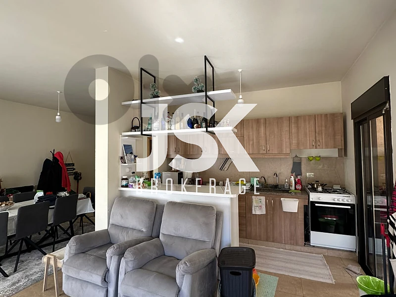 L22582 Fully Furnished Apartment With Roof For Sale in Faraya