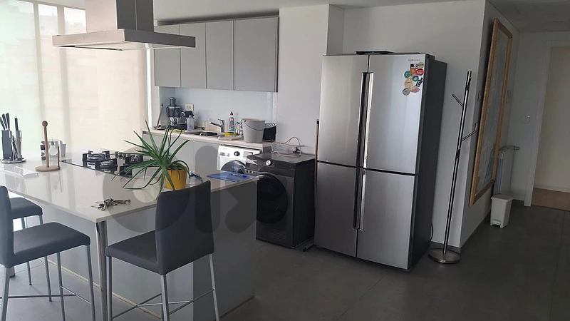 L22592 Apartment With Sea And Mountain View For Rent in Mar Mikhael