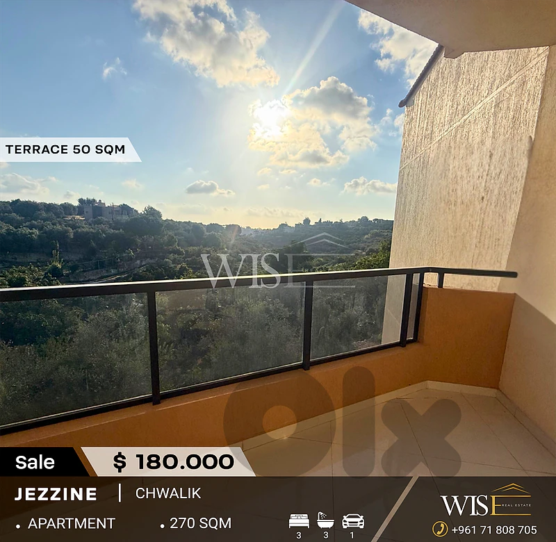 🏠 270 SQM Apartment for SALE in Jezzine – Chwalik!