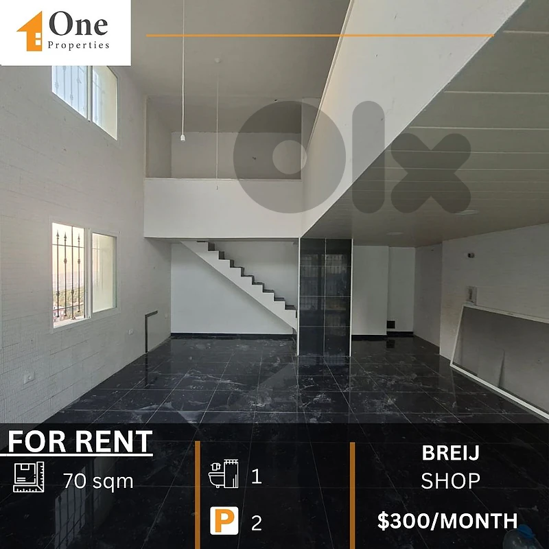 DUPLEX SHOP FOR RENT IN BREIJ