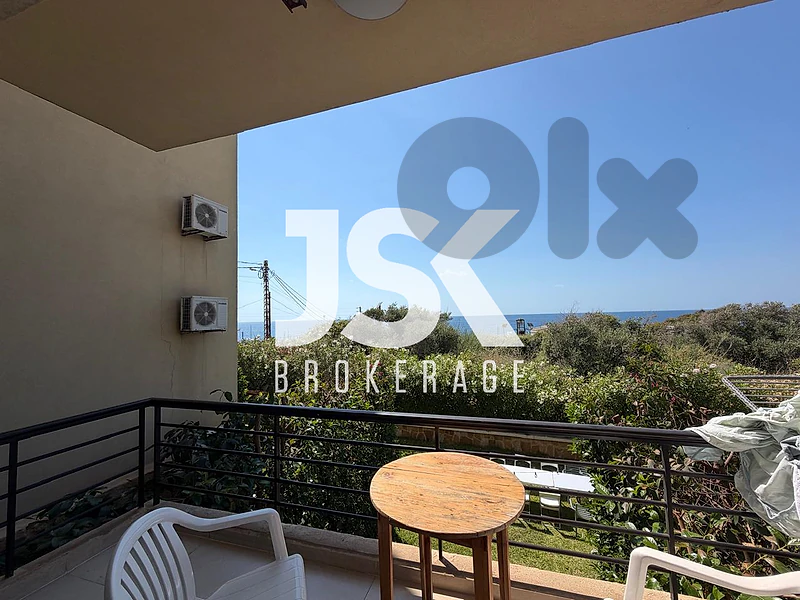 L21993 Apartment Furnished With Sea View For Rent In Batroun, Thoum