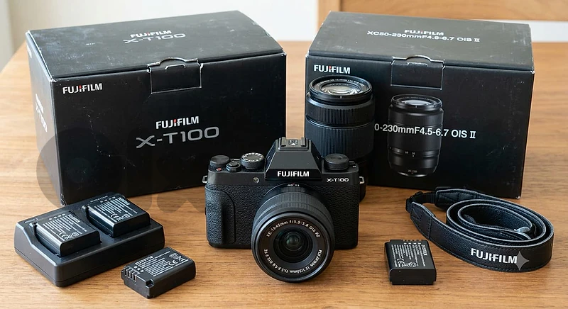 Fujifilm X-T100 Mirrorless Camera Body (Black) Fujifilm X-T100 Mirrorless Camera Body (Black)