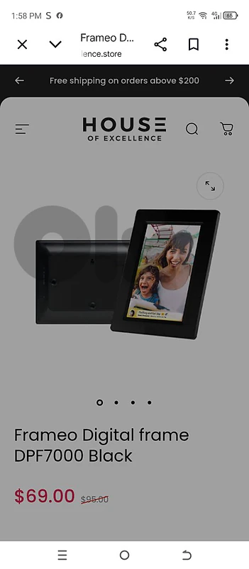 Frame picture digital