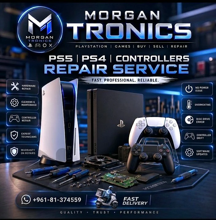 PS5 | PS4 | Controller Repair – Morgan Tronics | Fast & Professional