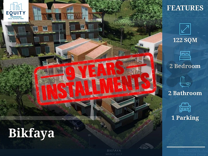 122 SQM Apartment With Terrace For Sale In Bikfaya #JH2681