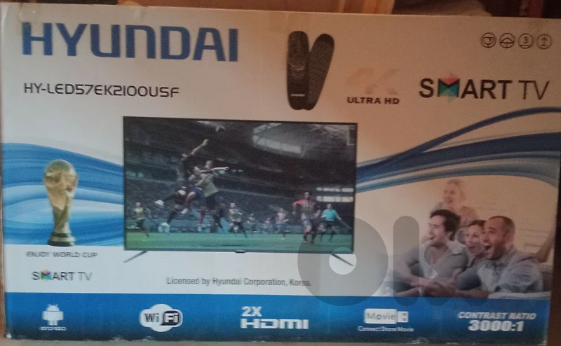 Hyundai 57” LED Smart TV – Excellent Condition