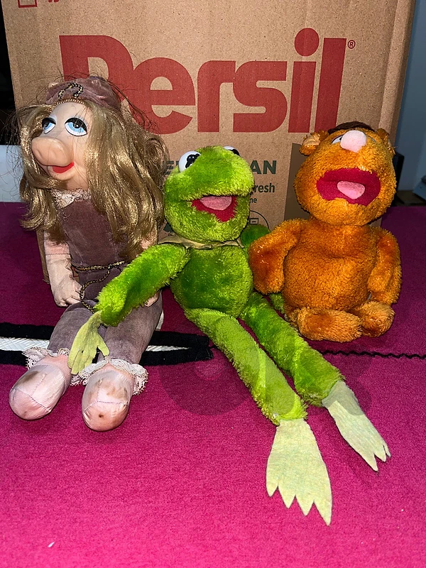 Vintage Plush Toys Bundle (Disney & The Muppets) - 9 Pcs Lot