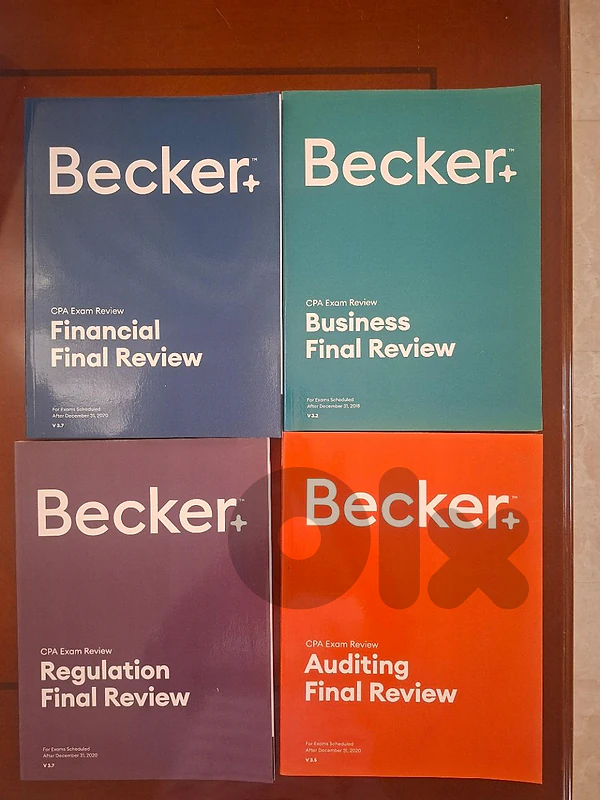 Becker CPA Exam Review materials