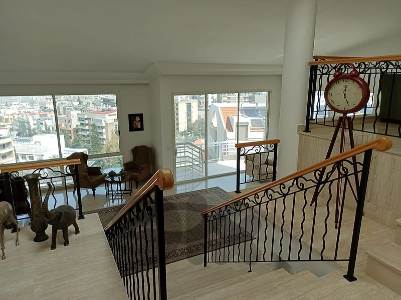 Huge duplex and terrace with open views for rent in Hazmieh, Mar Takla