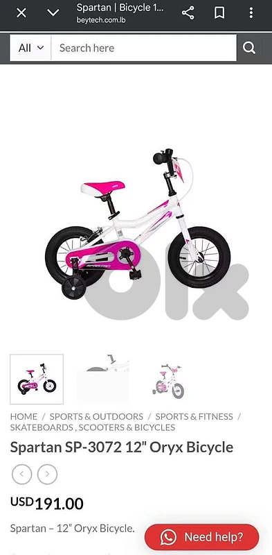 Spartan oryx bike
