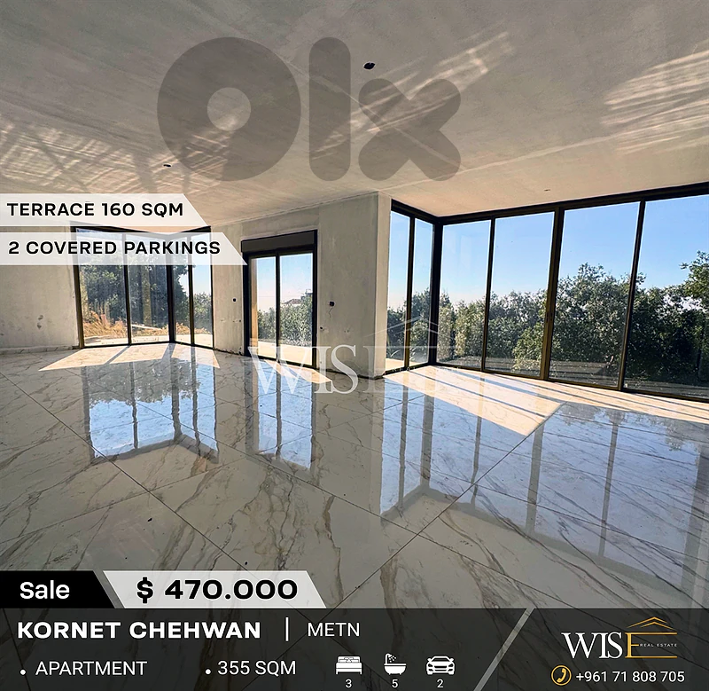 🏠 355 SQM Apartment for SALE in Kornet Chehwan!