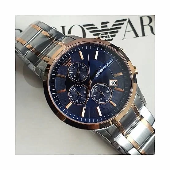 Genuine Blue and Silver Emporio Armani watch for men