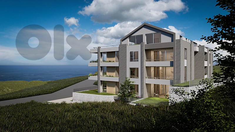 Apartment for sale in Kfaraabida/ Under construction/ Garden/ Seaview