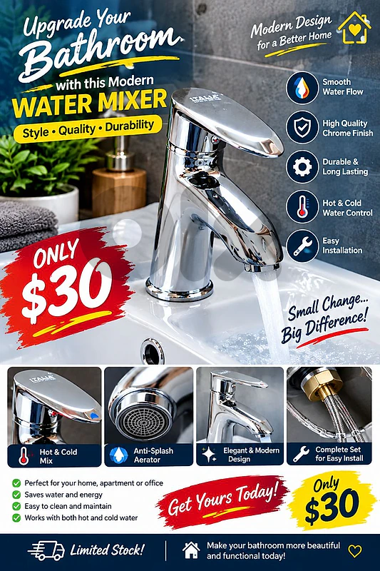 Sink water mixer