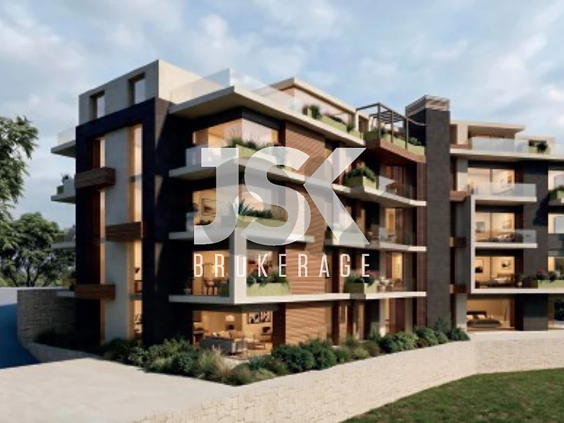 L22631 Under-construction Apartment with Garden For Sale in Amchit