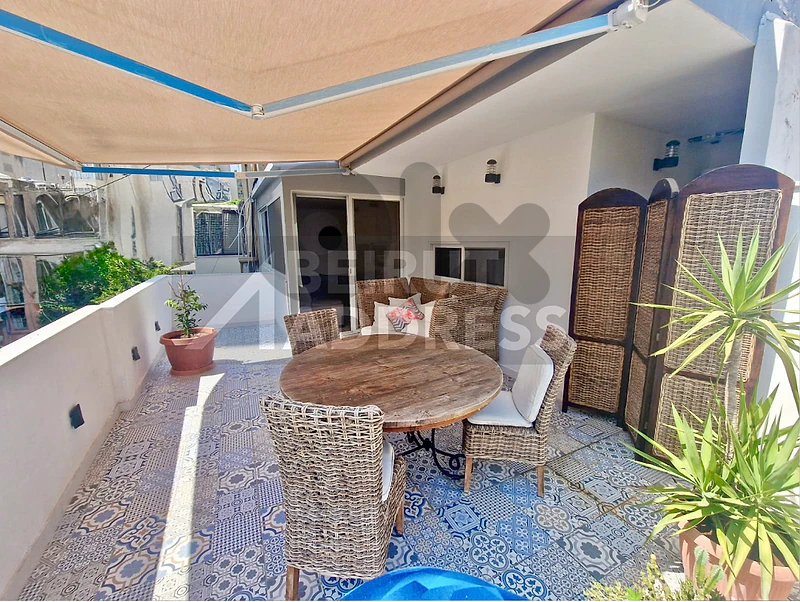 All Bills Inclusive 2 Bedroom Achrafieh Apartment with Terrace