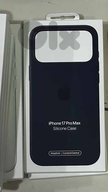 Apple Silicone Case magsafe Iphone 17 pro Max Black