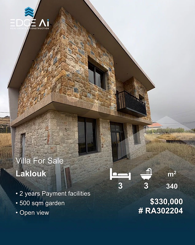 Villa for Sale | Laklouk – Jbeil

Ref: #RA302204