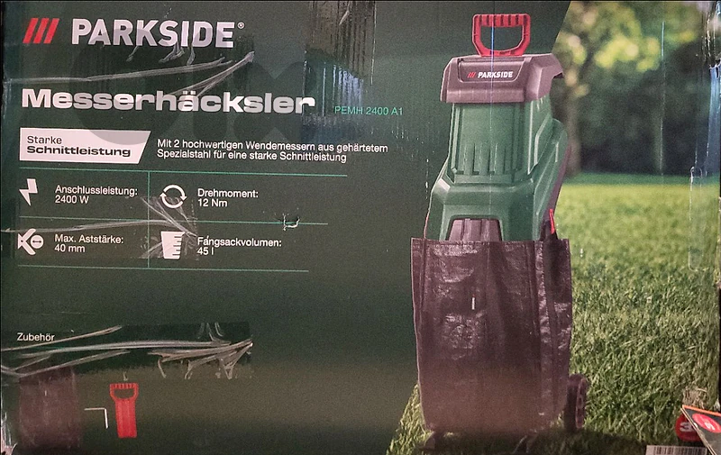 فرامة أو مفرمة أغصان وبقايا حدائق كهربائية (Garden Shredder