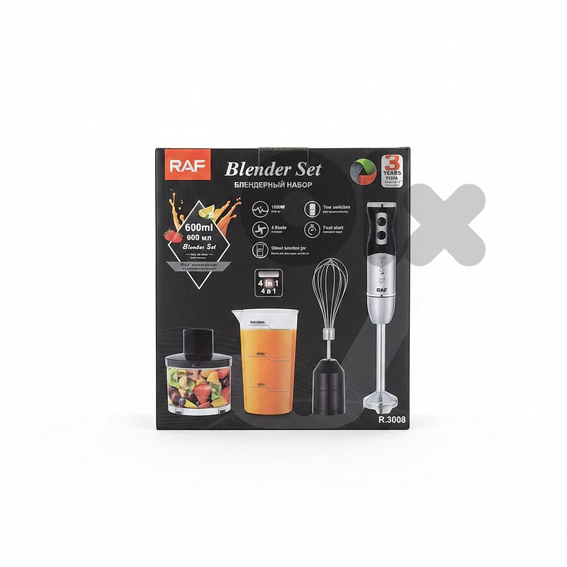 RAF 1000W High-Power 4-in-1 Hand Blender Set (R.3008)