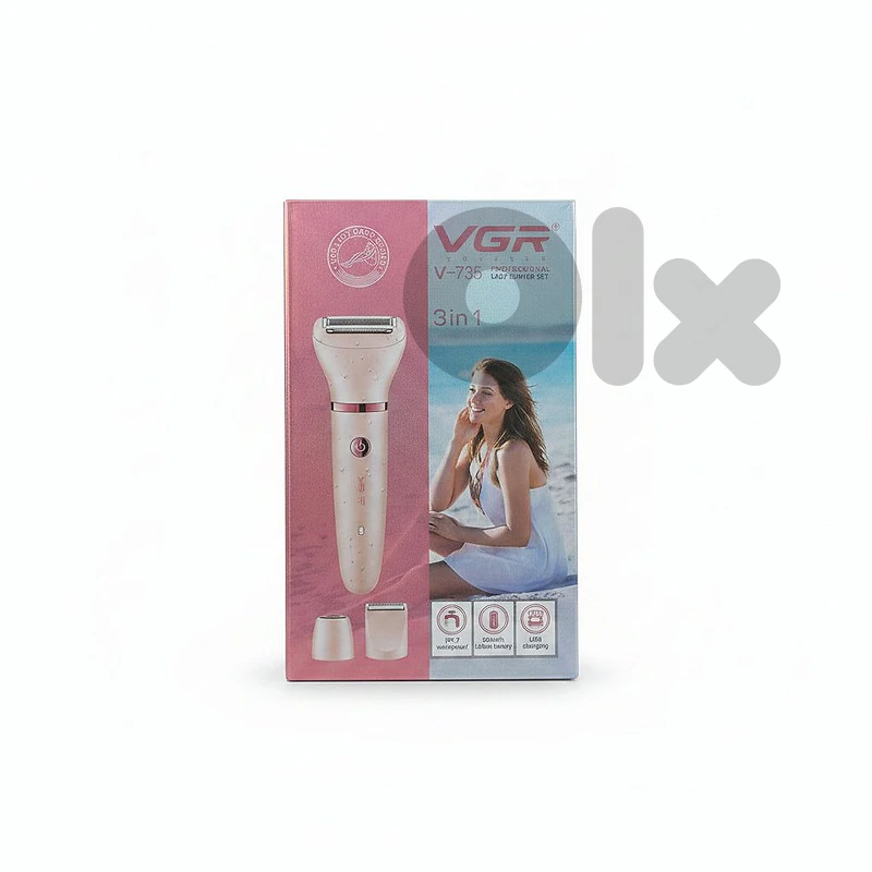 VGR V-735 3-in-1 Professional Lady Trimmer Set - IPX7 Waterproof