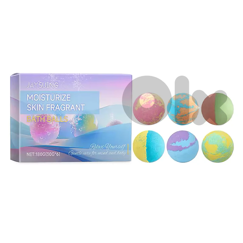 JAYSUING Moisturizing Fragrant Bath Bomb Set (6-Pack)