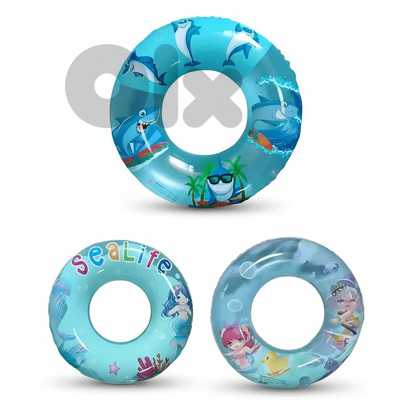 Sea Life Inflatable Swimming Ring – Kids Pool Float 60cm