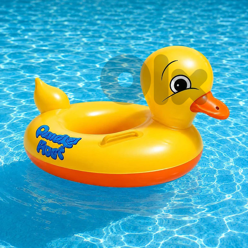 Little Yellow Duck Inflatable Swimming Seat – Fun Pool Float for Kids