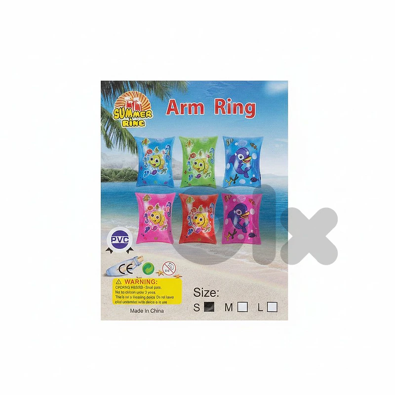 Summer Ring Inflatable Arm Bands – Kids Swim Floaties (PVC)