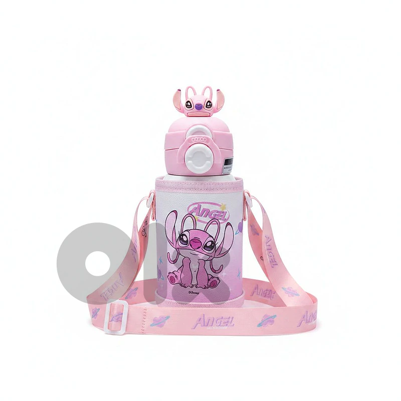 Official Disney Stitch / Angel Character 550ml Water Bottle