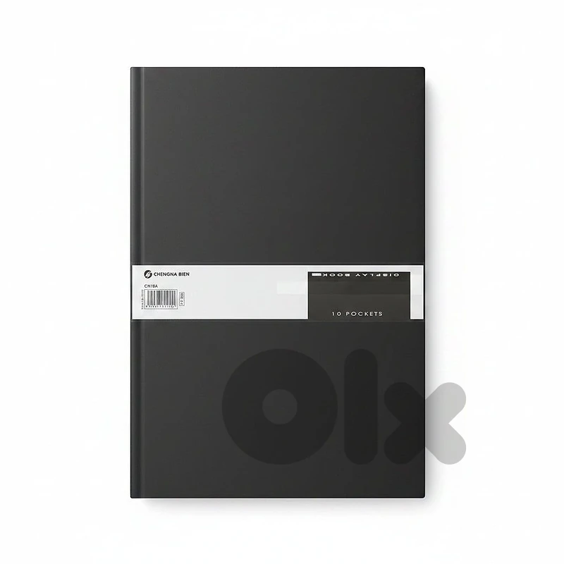 Display Book 10 Pockets Transparent Portfolio Folder
