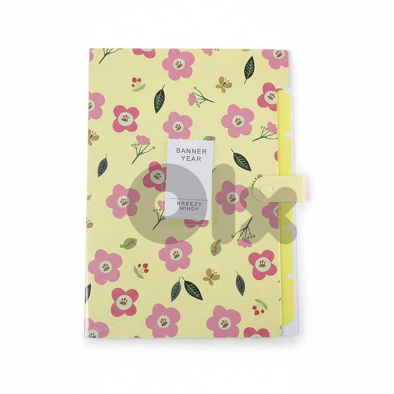 Banner Year Breezy Windy Accordion Folder – with Snap Closure