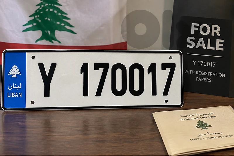 Plate number Y 170017