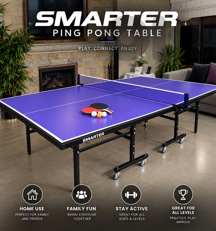 Stiga & Smarter indoor pingpong table