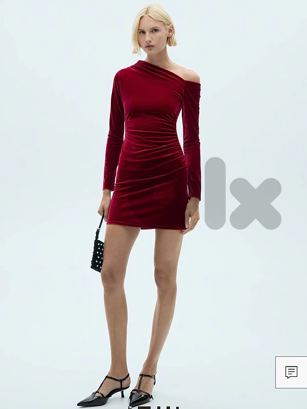 Velvet Dress by MANGO