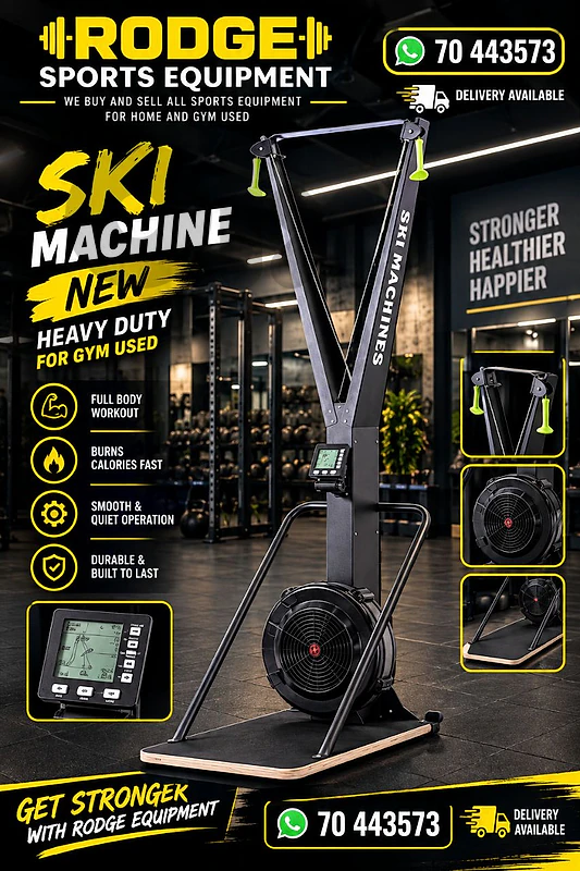 Ski machines new heavy duty for gym used
620$