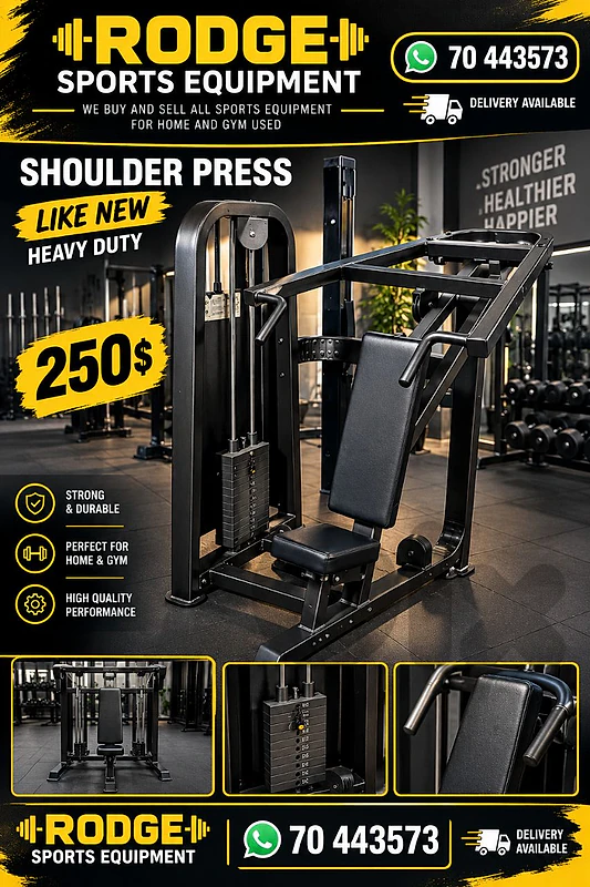 Sholder press like new heavy duty 
250$