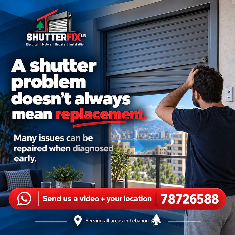 تصليح الشتر الكهربائي للنوافذ, electric window shutter repair