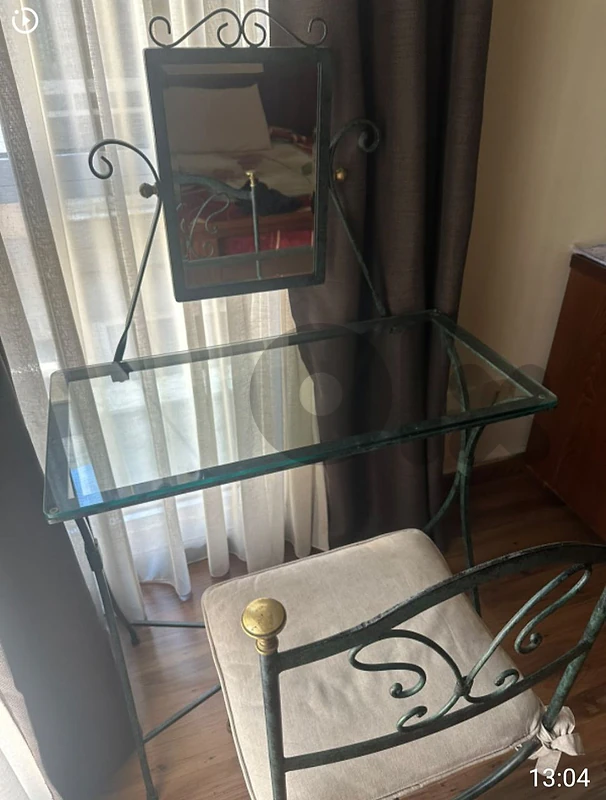 Make up table / حديد  ferforger / within glass & mirror