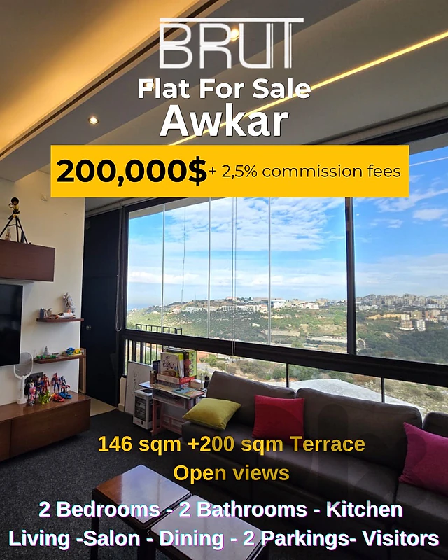 146 sqm +200 sqm Garden for sale in Awkar