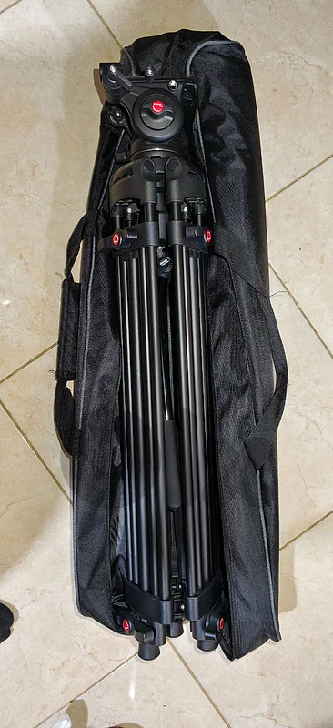 80-160cm Aluminum Alloy Camera Tripod with Hydraulic Damping