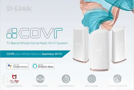 D-link covr tri band AC2200.2 pieces iphone samsung mac