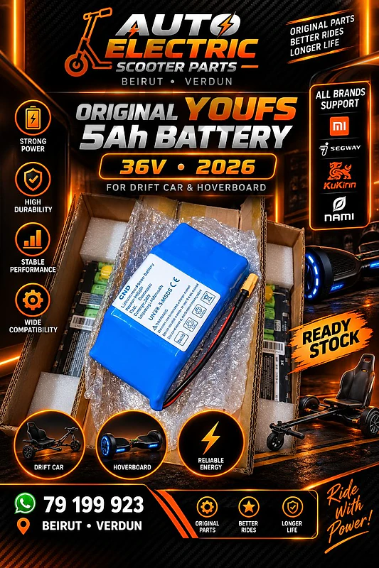 orginal hoverboard, drift scooter battery 5ah 36v 2026