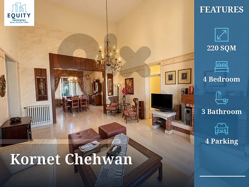 Furnished 220 SQM Apartment For Rent In Kornet Chehwan #DH27714