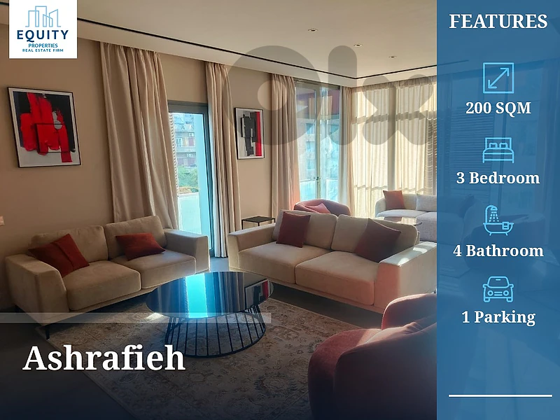 200 SQM Apartment For Rent In Ashrafieh #HT27524