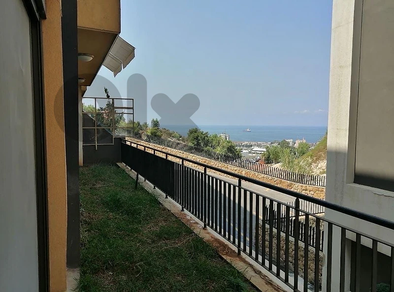 Apartment in Dbayeh w/ private garden terrace and beautiful sea view.