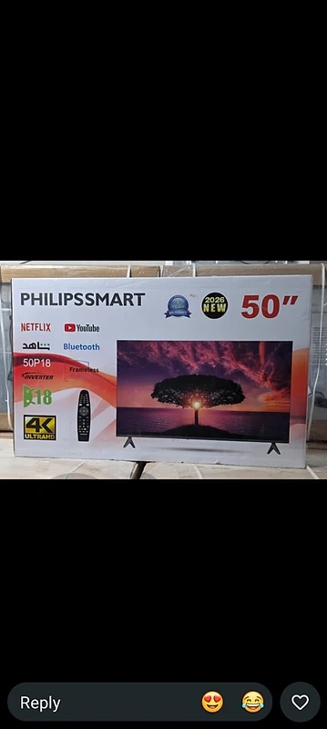 tv 50 inch Philips smart 4k 210$