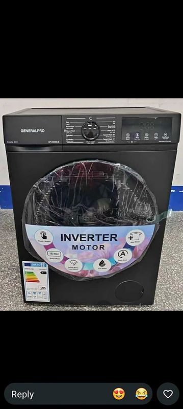 washing machine 9kg general pro 275$